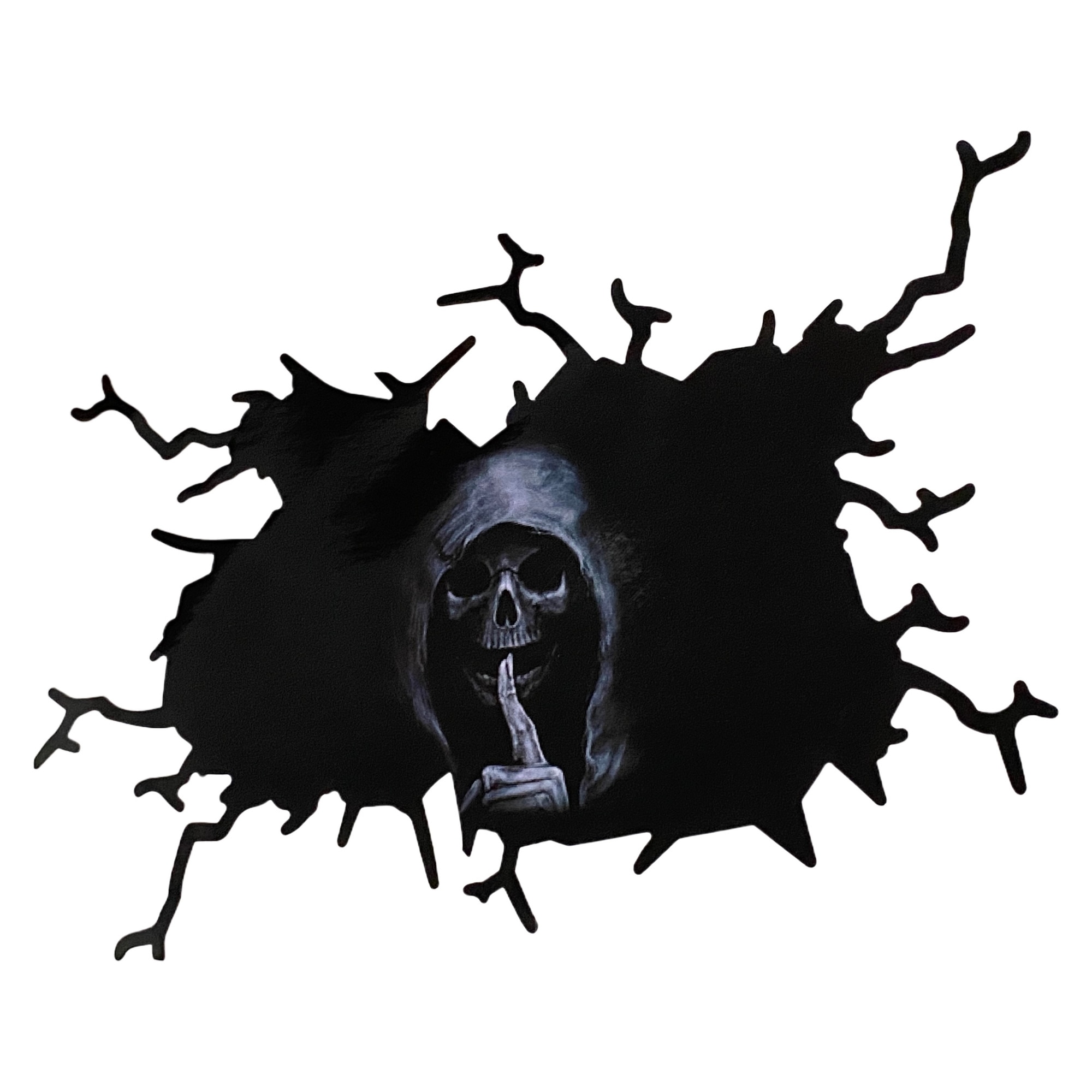 Imagine pentru Abtibild luneta auto Horror, tip Sticker, 30 x 20 cm