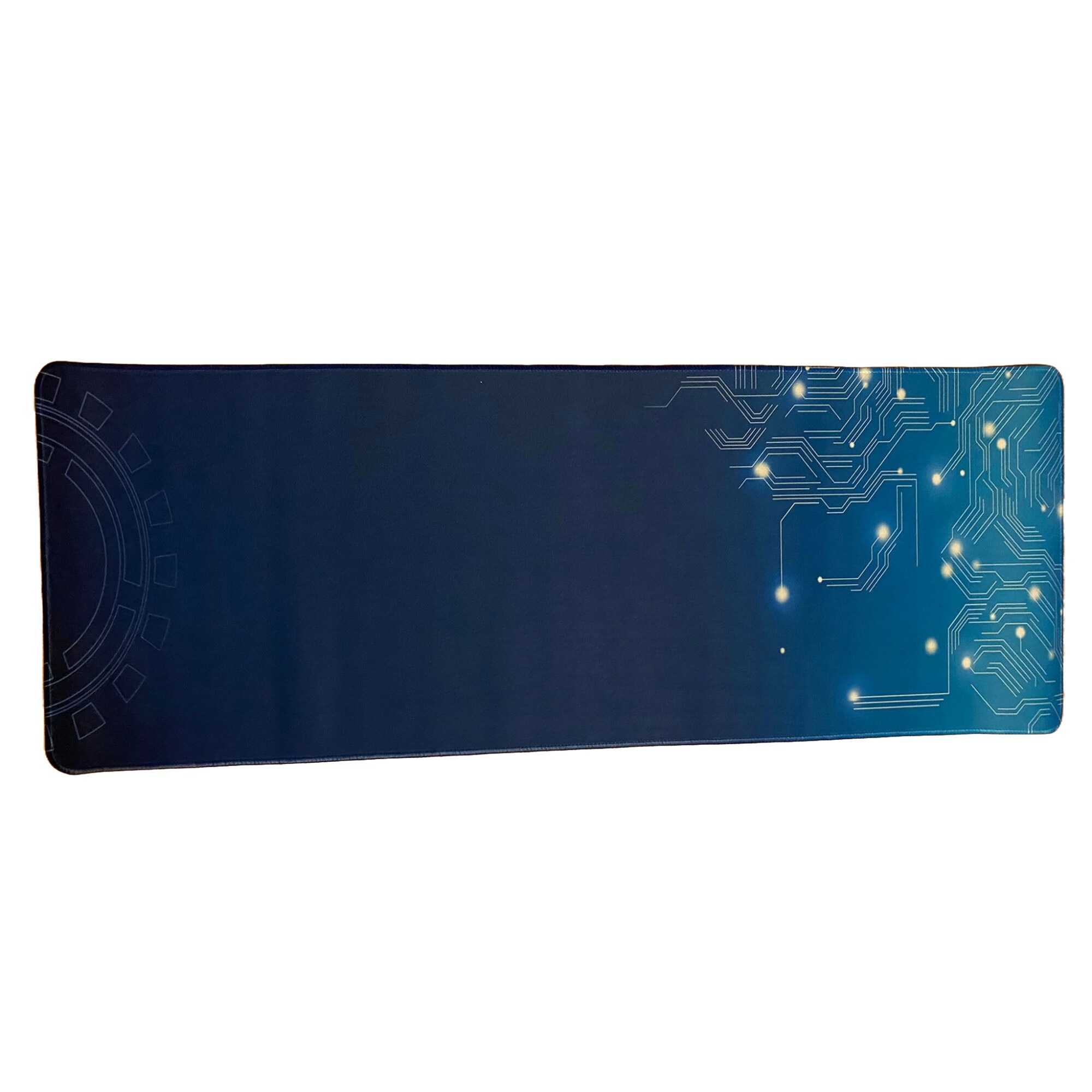 Imagine pentru Mousepad format Deskmat pentru gaming, Blue Circuits, 800 x 300 x 2 mm