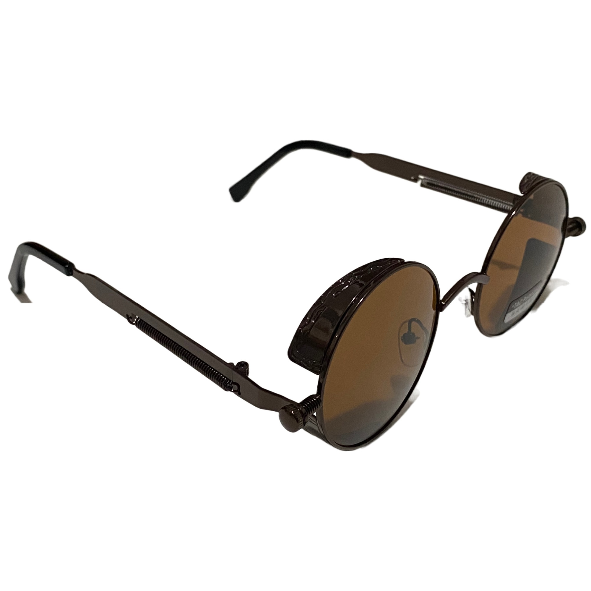 Imagine pentru Ochelari unisex in stil Steam Punk Gothic, maro