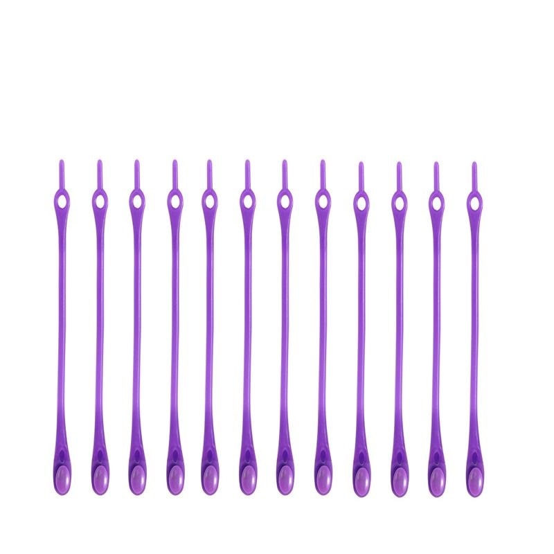 Imagine pentru Set 12 sireturi silicon mov